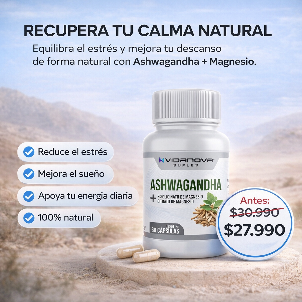 Ashwagandha Cápsulas: Tu Fórmula de Máxima Potencia Anti-Estrés
